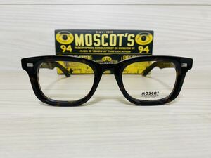 MOSCOT モスコット★メガネフレーム★KLUTZ★伊達眼鏡 ウェリントン スクエア 鼈甲柄★未使用 美品★