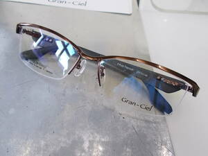 Gran～ciel グランシェル 超かっこいい チタン / カーボン 製 眼鏡フレーム GL38-056-C2 お洒落