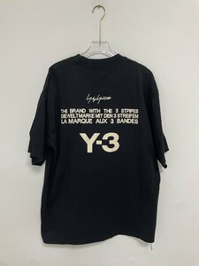 Yohji Yamamoto ヨウジヤマモト Y-3 半袖シャツ 半袖 ステキ ファッション 流行 ブラック 人気 中古 Ｍ JN 1