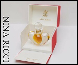 未使用保管品 NINA RICCI 香水 farouche ファルーシュ ラリック クリスタルガラス ハート 箱付 ニナリッチ