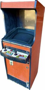 駄菓子屋筐体 14インチ アップライト 10円ゲーム ゲーム筐体 オレンジ筐体 アーケードゲーム Arcade Game Cabinet★