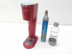 ○SodaStream ソーダストリーム G100 GENESIS ジェネシス 家庭用 炭酸水メーカー ガスボンベ/1L ボトル付き B-4205 @100 ○