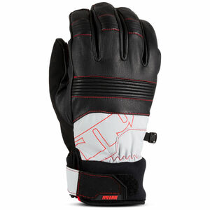  509 スノーモービル FREE RANGE GLOVES 中綿入り 防水 グローブ レッド RACING RED ゴートレザー使用 北米 Lサイズ カナダ 新品未使用