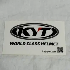 KYT world class helmet ステッカー