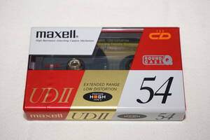 ★　maxell　マクセル　★　54分　ハイポジション　カセットテープ　【 UDⅡ 】