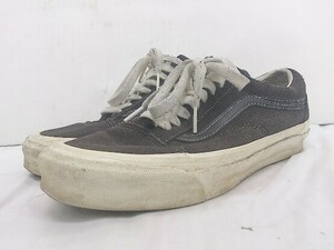 ◇ VANS ヴァンズ エラ ERA スニーカー シューズ 24.5cm チャコールグレー レディース E