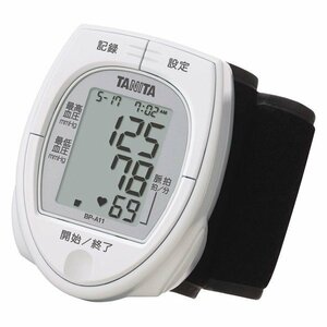 □TANITA BP-A11 ホワイト 手首式血圧計