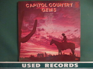 VA ： Capitol Country Gems LP (( カントリー C&W ブルーグラス ヒルビリー / Glen Cmapbell / Wanda Jackson / 落札5点で送料当方負担