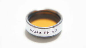★良品★[約17mm] Walz BH A.9 Bell & Howell社製レンズ用と思われるカラーフィルター [F3088]