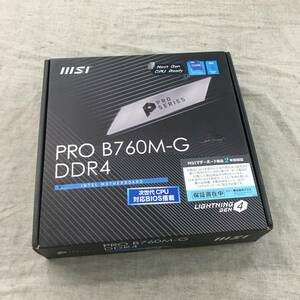 現状品 MSIマザーボード PRO B760M-G DDR4 第14/13/12世代CPU(LGA1700)対応 mATX 2xGen4 M.2 [Intel B760 搭載]