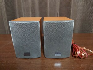 ONKYO オンキョー　コンパクトサイズのサテライトST-V10X ペア動作品純正スピーカーコード付きです！