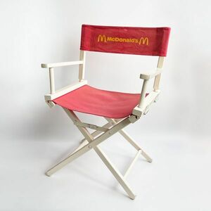 1円スタート マクドナルド ディレクターズチェア 折りたたみ 椅子 001 USA アメリカ アドバタイジング チェア