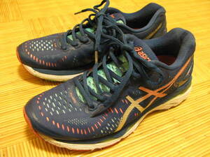 【used】asics（アシックス）GELカヤノ23　紺：24.0cm