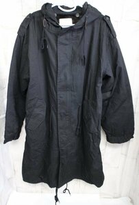 15 00370☆ HOUSTON ヒューストン モッズコート M-51PARKA 5409M 青島モデル M ブラック 【USED品】