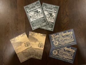フリーホイーラーズ FREEWHEELERS 非売品 限定品 ポストカード ３種類　６枚セット　ハーレー　インディアン