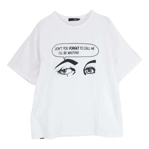 HYSTERIC GLAMOUR ヒステリックグラマー 22AW 06223CT05 I’LL BE WAITING アイル ビー ウェイティング プリント 半袖 Tシャツ【中古】