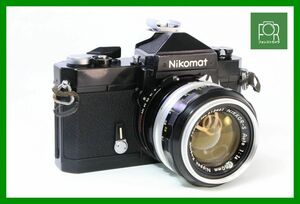 【同梱歓迎】実用■ニコン Nikon Nikomat FT N ボディ+NIKKOR-S Auto 50mm F1.4■シャッター全速・露出計完動■YYY403