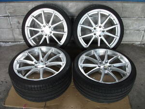 WORK GNOSIS FMB01 鍛造 19インチ 19×8.5J+30 19×9.5J+40 PCD114.3 中古 4本セット タイヤ付 ワーク グノーシス