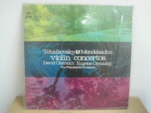LPレコード オイストラフ メンデルスゾーン&チャイコフスキーヴァイオリン協奏曲Tchaikovsky&Mendelssohn Violin Concertos David Oistrakh