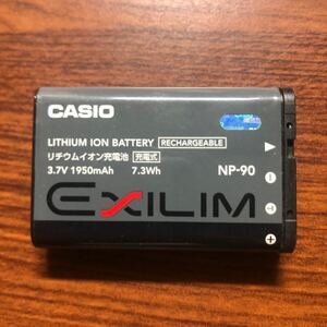 送料無料　満充電後電圧測定　NP-90 CASIO 純正品