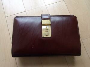MADE IN ITALY BALLY LEATHER BAG イタリア製 brown