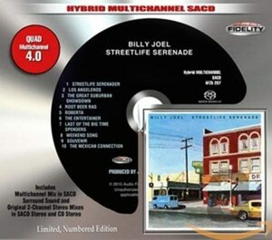 新品 即決 Audio Fidelity SACD ビリー・ジョエル ストリートライフ・セレナーデ Billy Joel Streetlife Serenade