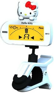 KORG CLIP-ON TUNER ハローキティバージョン ギター&ベース ホワイト AW-2G