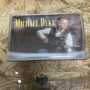 シ ROCK,POPS MICHAEL DYKE - ESCAPE THROUGH MY HEART アルバム!!! TAPE 中古品