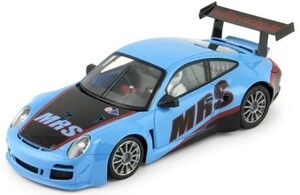 新品 NSR 1/32 PORSCHE ポルシェ GT3 チーム MRS GT Racing ブルー スロットカー 1176AW