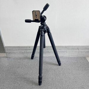 ◎ velbon GEO N830 セット アルミ 3段 雲台 PH-275 プロ仕様 超望遠レンズ 中判 大判カメラ ベルボン
