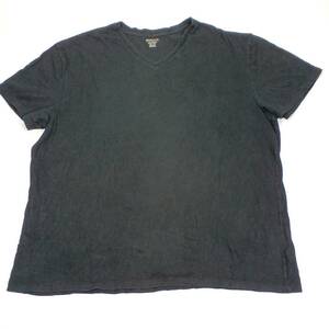 XXL MERONA メローナ Tシャツ Vネック ブラック 半袖 リユース ultramto ts2141