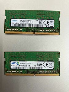 SAMSUNG ノートPC用メモリ DDR4 8GB(4GB×2) PC4-2133P-SA0-11