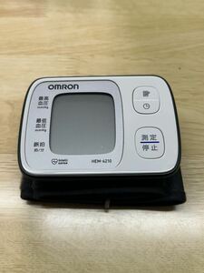 オムロン 自動血圧計手首式HEM-6210 中古品 1円スタート