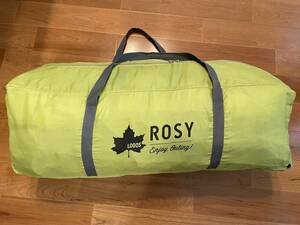 ロゴス(LOGOS) テント 4~5人用 ROSY ドゥーブル XL 71805022 広々2ルームテント　中古
