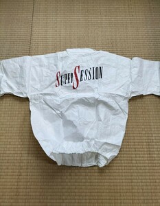 SUPER SESSION　ホワイトジャンパー　ニッカウイスキー　スーパーセッション　ロゴ入り　希少　昭和レトロ　当時物　コレクション