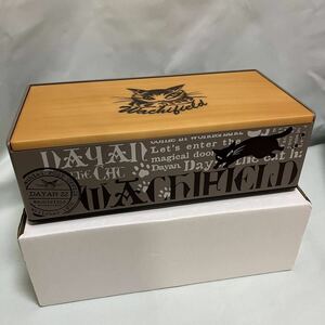 わちふぃーるど ダヤン 鏡付ティッシュケース「ブルーライン」 Wachifield DAYAN 猫 新品未使用 ミラー付き グレー ティッシュボックス入れ