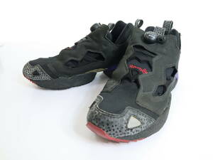 ★値下げ Reebok リーボック 28.5 RUNNING INSTAPUMP FURY インスタ ポンプフューリー BLK/RED PEPPER/PURPLE マークスラッシュ スニーカー