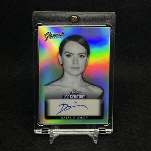 2022 Leaf Pop Century Daisy Ridley デイジー・リドリー 直筆サインカード レイ役 シルバーパラレル 世界20枚限定 topps star wars chrome