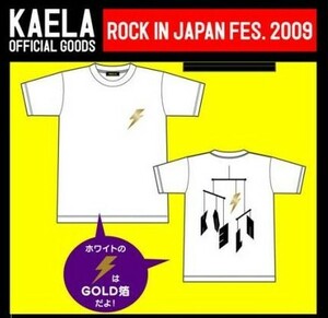 KAELA カエラ　ROCK IN　JAPAN　FES. 2009 Ｔシャツ 白 L フェス