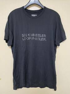 loopwheelerループウィラー半袖Tシャツ新品Lサイズ黒限定受注会silk絹BLACKSSシャツ