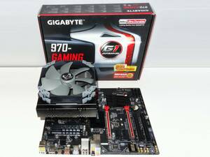 [AM3+] GIGABYTE GA-970-Gaming (rev. 1.1) + AMD FX-8320E + メモリ16GB + クーラー