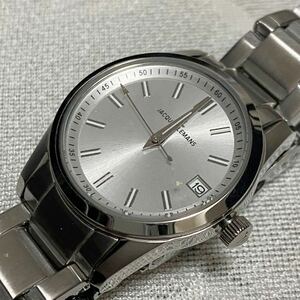 JAQUES LEMANS ジャックルマン レディース腕時計 30mm シルバー 1-1811B 新品未使用　長期保管品 電池交換済