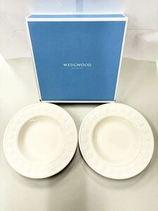 WEDGWOOD ウェッジウッド 大皿 プレート 洋食器 食器 ホワイト 白 2枚セット