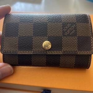 1円スタートLOUIS VUITTON ルイヴィトン ダミエ キーケース エベヌ