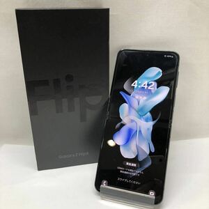 ■【1円スタート】GALAXY Z Flip4★SAMSUNG サムスン★グラファイト★256GB★SM-F721Z★折り畳み★SIMフリー★本体★付属品★Android★EC4