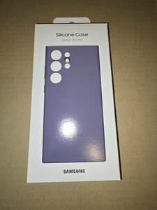 Galaxy S24 Ultra Silicone Case Violet バイオレット純正 EF-PS928TVEGJP