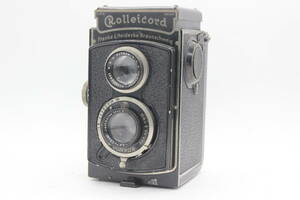 【訳あり品】 ローライ Rolleicord Carl Zeiss Jena Triotar 7.5cm F3.8 二眼カメラ s3612