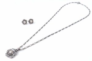 【2点】GEORG JENSEN ジョージ ジェンセン 2002 SV シルバー925 ネックレス ペンダント ピアス アクセサリー 5206-A