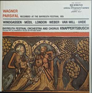 輸入LP盤 ヴィントガッセン,メードル,ロンドン,ウェーバー/ハンス・クナッパーツブッシュ/Bayreuth Wagner 「パルジファル」(