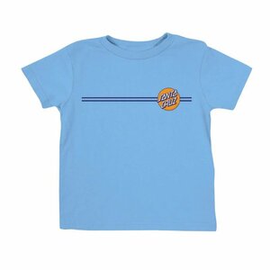 新品 SANTACRUZ サンタクルーズ Tシャツ 子供服 トドラー キッズ ユース OTHER DOT Kids Tee カリフォルニアブルー サイズ7